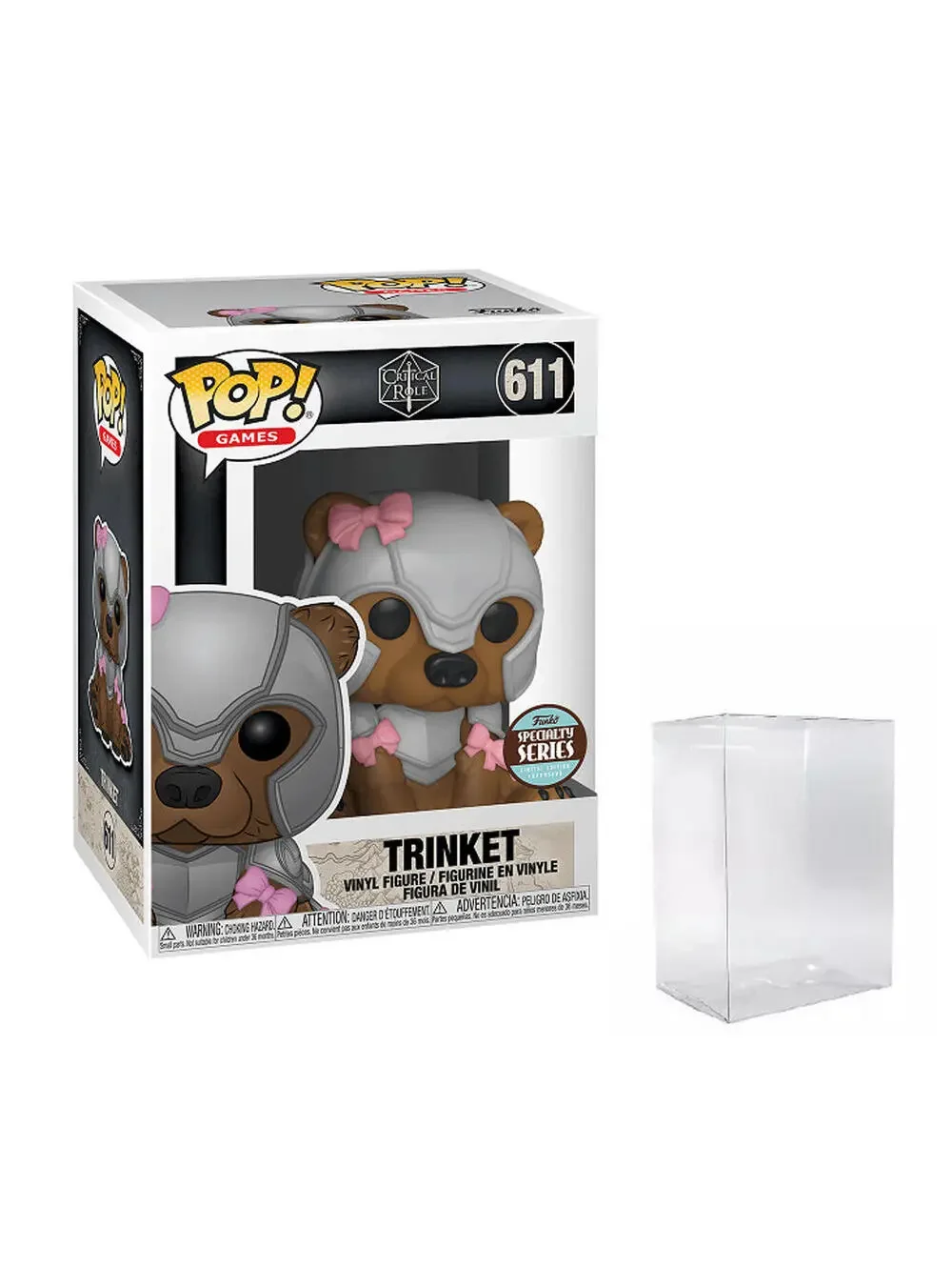 Funko Pop! Vox Machina - Trinket (Armoured) - (Bundled with Box Protector)